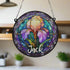 Iris Personalised Stained Glass Effect Suncatcher